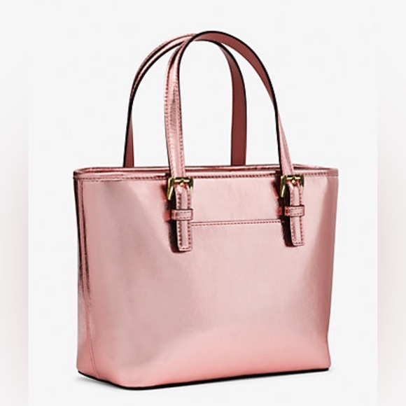 Michael Kors; Jet Set Travel Extra-Small Metallic
Top-Zip Tote Bag - Picture 3 of 6